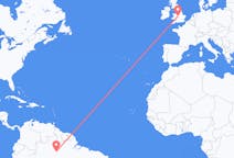 Flights from Manaus, Brazil to Birmingham, England