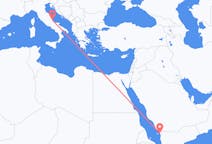 Flights from Jizan, Saudi Arabia to Pescara, Italy