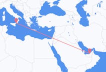 Flyreiser fra Abu Dhabi, til Reggio di Calabria