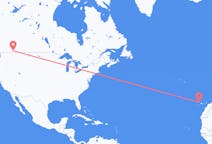 캐나다 크랜브룩에서 출발해 스페인 라팔마까지(으)로 가는 항공편