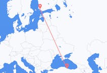 Loty z Turku, Finlandia do Samsuna, Turcja