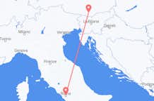 Flyreiser fra Klagenfurt, Østerrike til Roma, Italia