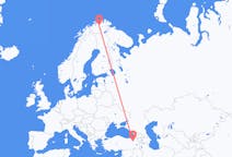 Flights from Lakselv, Norway to Erzurum, Turkey