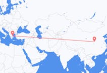 出发地 中国从西安出发目的地 希腊斯基亚索斯的航班