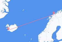 Flyreiser fra Reykjavik, Island til Tromsø, Norge