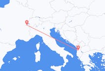 出发地 瑞士出发地 日內瓦目的地 阿尔巴尼亚地拉那的航班