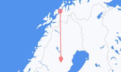 Flights from Lycksele, Sweden to Andselv, Norway
