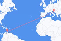Flights from Aruba, Aruba to Zadar, Croatia