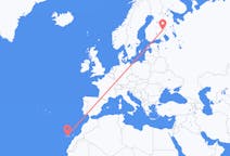Flights from Joensuu, Finland to Tenerife, Spain