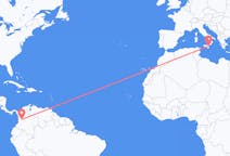 Flyreiser fra Pereira, Colombia til Catania, Italia