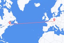 Flyrejser fra Fredericton, Canada til Nürnberg, Tyskland