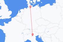 Flyg från Hamburg, Tyskland till Verona, Italien