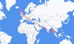 Flyrejser fra Banda Aceh til Derry