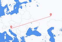 Vluchten van Ljubljana, Slovenië naar Samara, Rusland