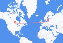 Flyg från Winnipeg, Kanada till Szymany, Szczytno län, Polen