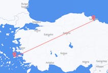 Flyg från Ikaria till Samsun