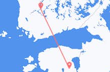 에스토니아 타르투에서 출발해 핀란드 탐페레로(으)로 가는 항공편