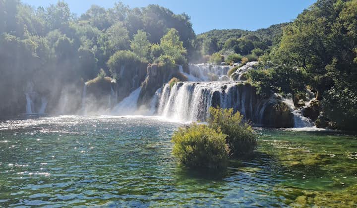 Skradinski Buk waterfall, Grad Skradin, Šibenik-Knin County, Croatia
