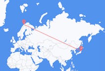 Flyrejser fra Sendai, Japan til Tromsö, Norge