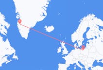 出发地 波兰比得哥什目的地 格陵兰坎格鲁斯苏克的航班