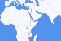 Рейсы из Виланкуло, Мозамбик в Эрзурум, Турция