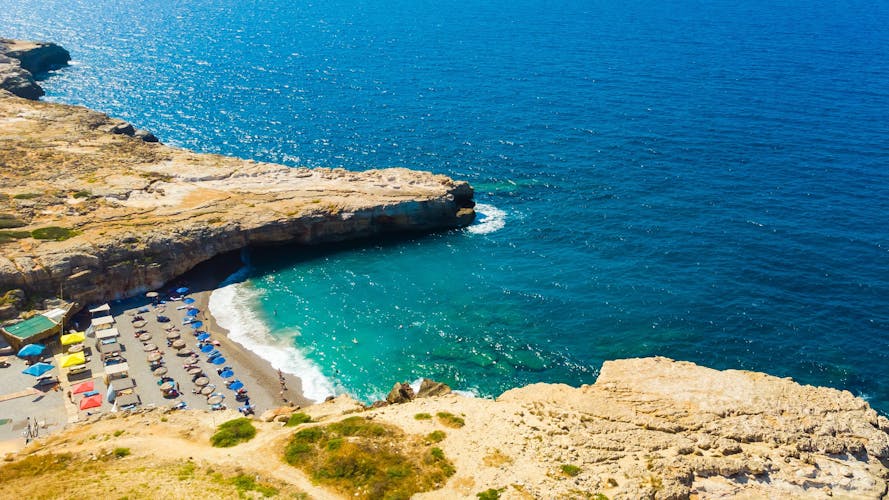 Photo of Spilies beautiful beach, Rethymno ,Crete, Greece.