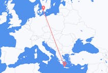 Vols de La Canée, Grèce vers Malmö, Suède