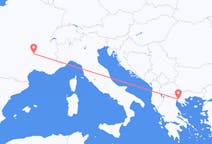 Flyrejser fra Le Puy-en-Velay, Frankrig til Thessaloniki, Frankrig