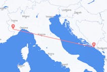 Vluchten van Dubrovnik naar Cuneo