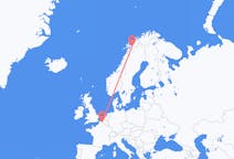 Flyg från Lille, Frankrike till Narvik, Norge