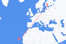 Flights from Sal, Cape Verde to Helsinki, Finland