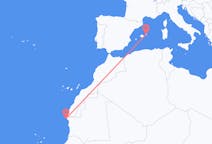 Vluchten van Nouadhibou naar Minorca