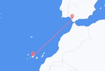 Vluchten van Jerez, Spanje naar Tenerife, Spanje