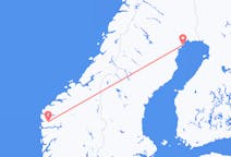 Fly fra Førde til Luleå