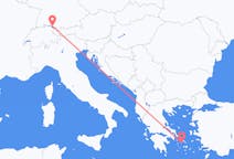 Flights from Syros, Greece to Friedrichshafen, Germany