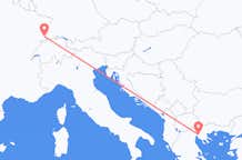Vluchten van Mulhouse naar Thessaloniki