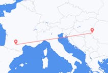 出发地 罗马尼亚从 蒂米什瓦拉目的地 法国图卢兹的航班