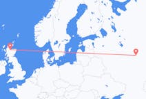 Fly fra Nizjnij Novgorod til Inverness