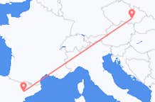 Flyreiser fra Lleida, Spania til Brno, Tsjekkia