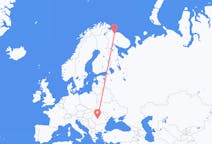 Flyg från Murmansk till Sibiu