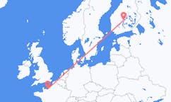 Flyreiser fra Deauville, til Jyväskylä