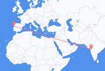 Flights from Nashik, India to Porto, Portugal