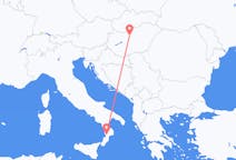 Flyg från Budapest, Ungern till Lamezia Terme, Ungern