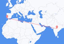 Flüge von Nagpur, Indien zum Distrikt Faro, Portugal