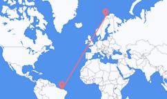 Flights from Parnaíba, Brazil to Tromsø, Norway
