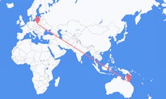 Flyreiser fra Townsville, Australia til Lodz, Polen