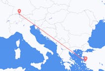 Fly fra Friedrichshafen til Izmir