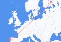 Fly fra Porto til Nyslott