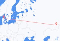 Flyg från Magnitogorsk till Ålborg