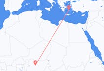 Flights from Kaduna, Nigeria to Naxos, Greece